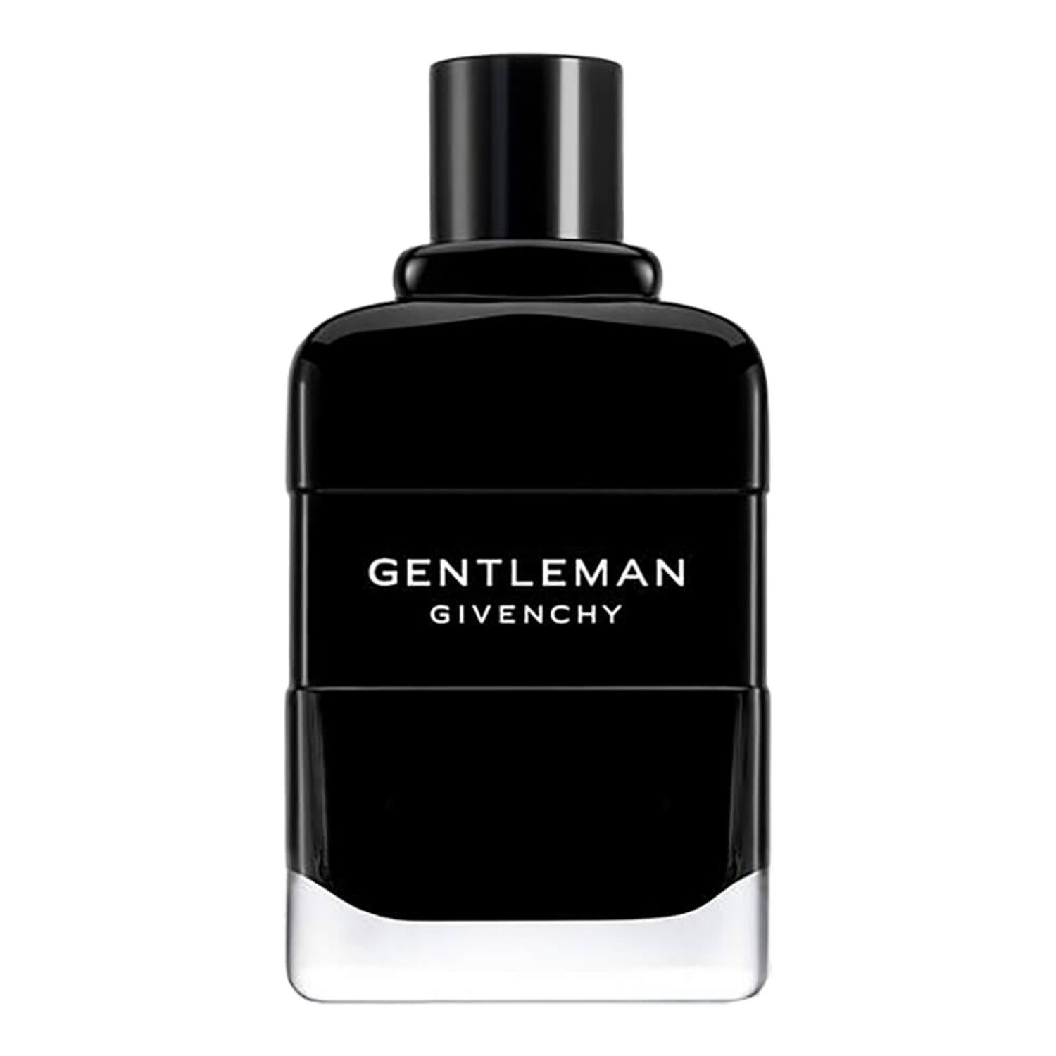 Givenchy Gentleman Eau de Parfum 60ml: frasco azul-marinho profundo com elo metálico G dourado ao colo