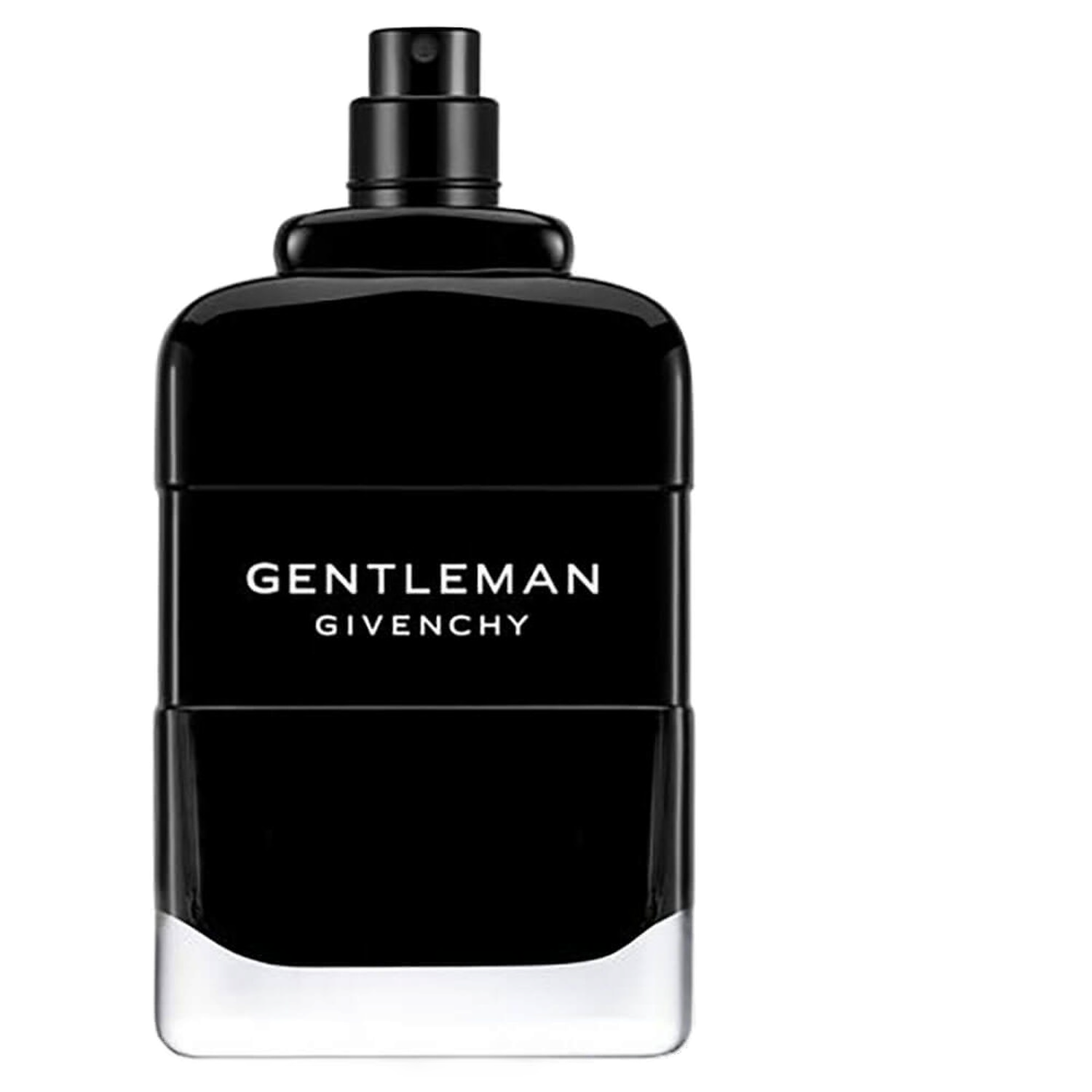 Detalhe da tampa dourada do Givenchy Gentleman EDP: acabamento metálico polido