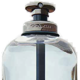 Close-up da tampa gunmetal escovada do frasco do Open Road