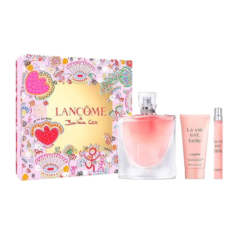 LANCOME KIT LA VIE EST BELLE 100ML EDP + BDY LOTION 50ML+ EDP 10ML TRAVEL