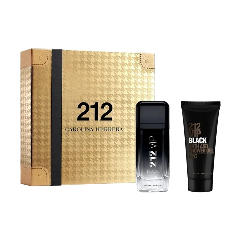 CH KIT 212 VIP BLACK MASCULINO EDP 100ML + SHW GEL 100ML